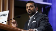 El director del FBI, Kash Patel, durante una conferencia de prensa