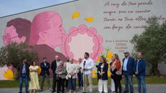 Inauguraci�n en Cerceda dun mural en recordo a Rosa e Adolfina Cas�s