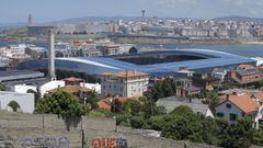 Vista del estadio de Riazor