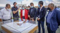 Imagen de archivo del acto de presentaci�n del proyecto para remodelar la fachada mar�tima de Porto do Son
