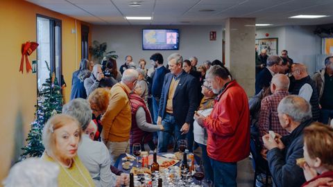 Visita de Rueda a la residencia de tiempo libre de O Carballi�o.