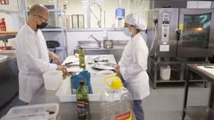 Clase de cocina en el CIFP Compostela. En Galicia hay muchos ciclos de FP que necesitan de profesores t�cnicos