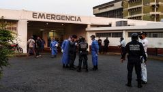 Los heridos fueron trasladados al hospital Dr. Miguel Ora