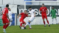 Imagen del derbi entre el Boiro y el Uni�n.