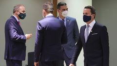 Pedro S�nchez en la cumbre de Bruselas