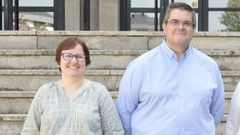 Los docentes e investigadores�del campus de Ourense, Lorena Otero y Francisco Javier Rodr�guez