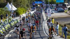 Imagen de la salida de la �ltima edici�n del Gran Fondo �zaro.