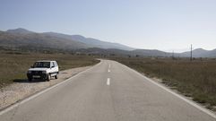 El Fiat Panda que emple� Alberto Rodr�guez, en plena ruta por Europa