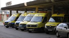 Imagen de archivo de la entrada de urgencias del Cl�nico de Santiago