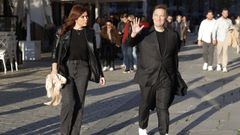 Yolanda Marcos y Carlos Latre asistiendo a un concierto en abril del 2025