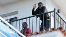 Inmigrantes llegados a Sanxenxo el año pasado.