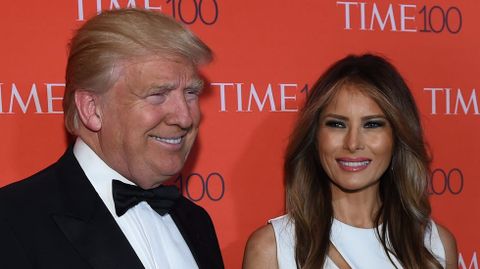 Trump con su mujer el pasado 25 de abril