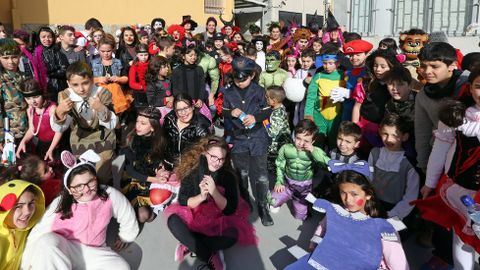 Fiestas de carnavales en los colegios de Barbanza