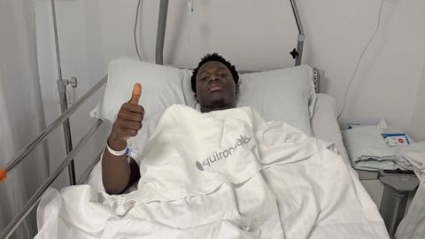 Dipanda, tras ser operado