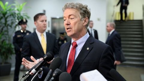 El senador republicano Rand Paul