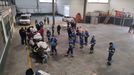 La plantilla de Navantia vot desde las 5.30 hasta las 16 horas; en la foto, en el astillero de Ferrol