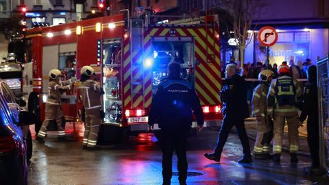 Incendio en la calle P�rez Cepeda