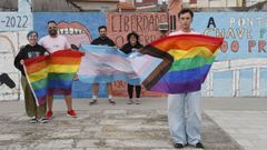 Alg&uacute;ns dos membros de Polari, a asociaci&oacute;n da Illa que organiza Mar e Cons