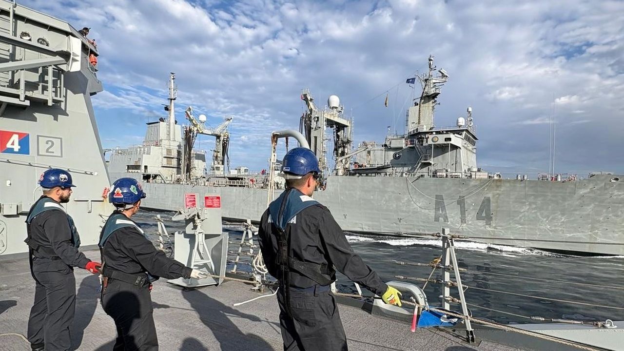 Dos barcos de guerra con base en Ferrol operan ya en la fuerza de respuesta rápida de la OTAN en el Mediterráneo