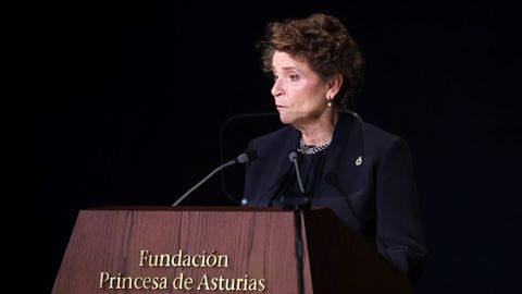 Ana I. Fern�ndez �lvarez, presidenta de la Fundaci�n Princesa de Asturias.