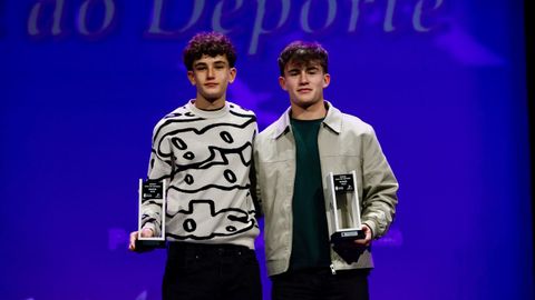 Premiados en ciclismo.