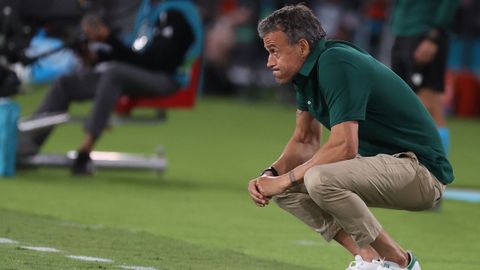 Luis Enrique Mart�nez, t�cnico de la selecci�n espa�ola de f�tbol