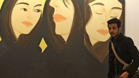 UN GRAN FORMATO DE ALEX KATZ EN LA GALERÍA JAVIER LÓPEZ & FER FRANCÉS