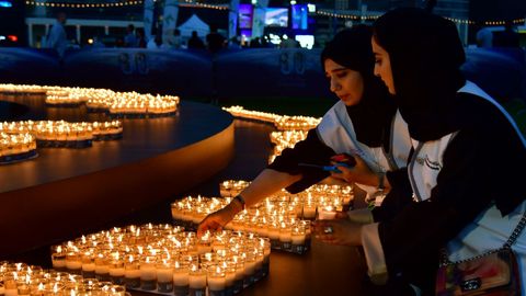 Conmemoracin de la Hora del Planeta en Dubai