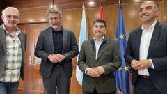 El delegado del Gobierno en Galicia, Pedro Blanco, se reuni� este martes con la Fegamp