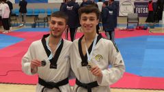 Samuel M�ndez y Adri�n Salanova, ambos del Maniotas, protagonizaron una de las finales del torneo disputado en Mar�n.