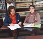 Las edilas Dolores Garc�a y Manuela M�ndez valoraron la inversi�n.