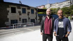 Tino Freijo y Jacobo Santeiro, los lucenses que han impulsado la apertura de un nuevo restaurante en A Ponte