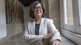 Sonia Eiras, en la entrega del VII premio Ramiro Carregal de Investigaci�n en Cardiolog�a.