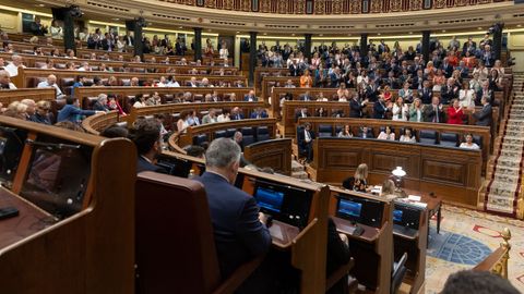 El Congreso de los Diputados durante la votacin de la amnista.