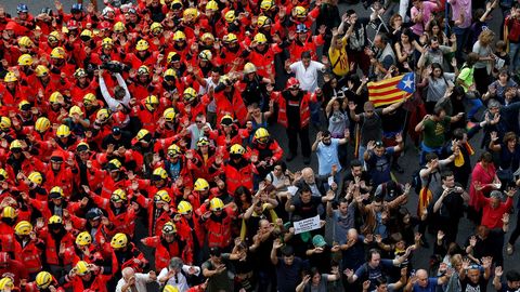 Huelga general en Catalu�a.