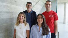Parte del quipo de investigadores del CICA de la Universidade da Coru�a que han desarrollado el trabajo