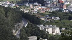Vista parcial de Burela desde el Monte Castelo