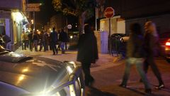 Imagen de archivo de una patrulla en la movida de Boiro.