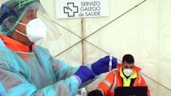 Imagen de archivo de un cribado masivo