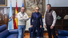 Marcos Fern�ndez, Jos� Manuel Baltar y Ricardo Borrajo