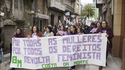 Concentraci�n en Cee de la plataforma �8M Costa da Morte�