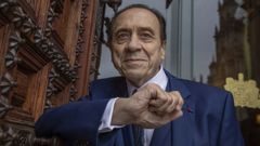 Juan David Nasio, en Santiago, donde este mi�rcoles recibir� un reconocimiento por su ensayo �La depresi�n es la p�rdida de una ilusi�n�