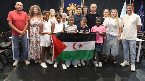 Recepci�n ni�os saharauis en Ribeira