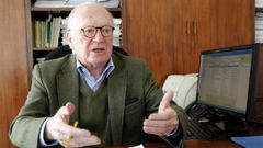 El fundador de Comisiones Obreras, Nicols Sartorius, en una entrevista con La Voz de Galicia en el 2017.