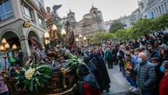 Imagen de la �ltima procesi�n del Paso celebrada en Ribeira.