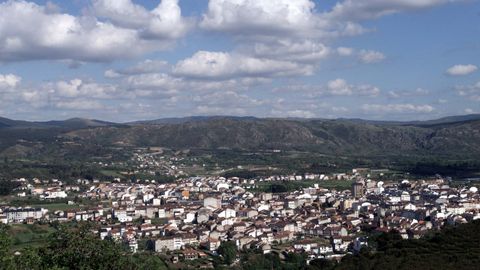 Vista del municipio de Verín