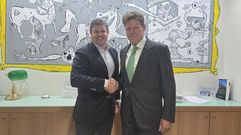 Aldo Aramburu y Álvaro Concheiro, a la derecha, presidente del grupo Internaco