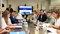 Reuni�n entre Xunta y Delegaci�n del Gobierno para coordinar el dispositivo de seguridad del eclipse.