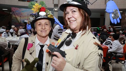 Entroido en la residencia Torrente Ballester