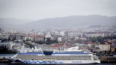 En la imagen, un crucero de Aida en Ferrol 